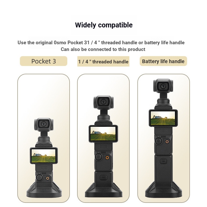 Thích hợp cho DJI OSMO POCKET 3 Giá đỡ cố định đế máy tính để bàn Phụ kiện cơ sở trực tiếp