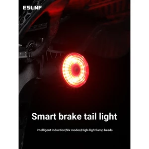 Bán Chạy Nhất ESLNF Xe Đạp Đuôi Đèn Pin Dài Tuổi Thọ Xe Đạp Đường Bộ Đi Đêm Đèn Cảnh Báo Thiết Bị Thông Minh Phụ Kiện