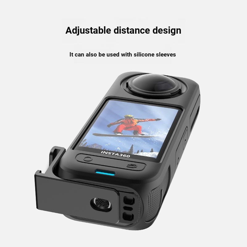 Thích hợp cho máy ảnh thể thao toàn cảnh Giá đỡ mở rộng giày lạnh Cấu hình vlog với Insta360 X5