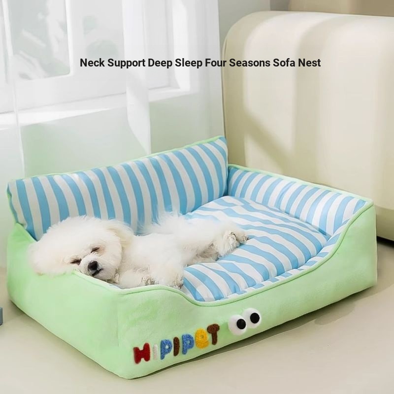 Mèo Litter Bốn Mùa Đa Năng Cho Thú Cưng Sofa Mèo An Toàn Litter Ngủ Mèo Giường Nhỏ Vừa Chó Litter Sofa Litter