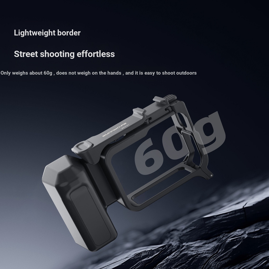 Sunnylife Thích Hợp Cho Insta360 Ace Pro 2 / 1 Tay Cầm Chụp Hình Đường Phố Phát Hành Nhanh Lồng Thỏ Quét Đường Phố Grip Khung Bảo Vệ
