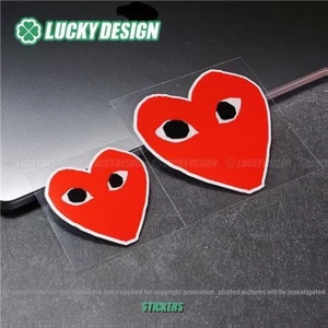Creative Rei Kawakubo Love Street Wear mini Phản Quang Chống Nước Xe Máy Miếng Dán