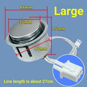 Nồi cơm điện Nồi áp suất điện Từ thép giữ nhiệt Cảm biến nhiệt độ Cốc giữ nhiệt đáy với 2 dây Cảm biến nhiệt độ Kích thước lớn