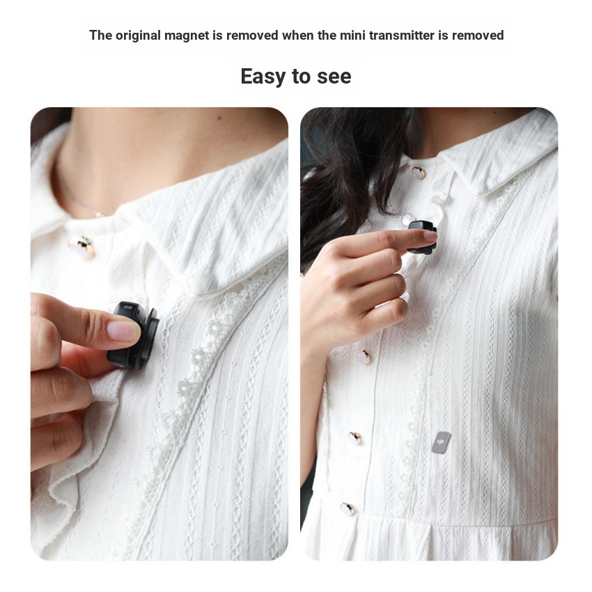 Thích hợp cho Bộ thu Mini DJI Mic Mini Dây buộc từ tính Phụ kiện micrô không dây