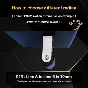 Tông Đơ Bê Tông Tông Đơ Cắt Tỉa Chamfering Seam Trowel Đường Đất Cắt Tỉa Dụng Cụ