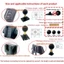 Xe 17 Bóng Đầu Thanh Kim Loại Giá Đỡ Điện Thoại Di Động Đầu Bóng Thay Thế Sửa Đổi Phụ Kiện Tùy Chọn 13 / 15