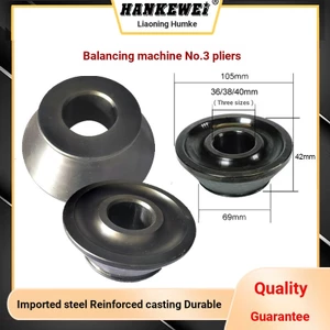 MUSC Máy Cân Bằng Cone Tire Dynamic Balancer Phụ Kiện Thép Fixture No. 3 cột sống số 36 / 38 / 40mm Số 3 Nón