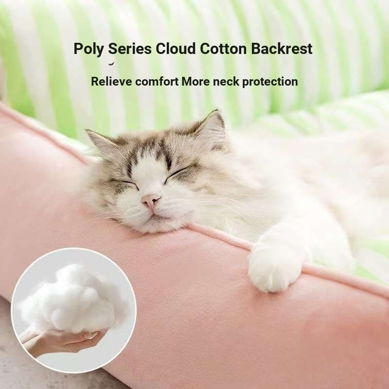 Mèo Litter Bốn Mùa Đa Năng Cho Thú Cưng Sofa Mèo An Toàn Litter Ngủ Mèo Giường Nhỏ Vừa Chó Litter Sofa Litter