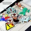 Vui Nhộn Neon Phong Cách Ánh Sáng Chuối Ngộ nghĩnh Phản Quang Xe Hơi Dán Sáng Tạo Xe Sửa Đổi Miếng Dán Xe Máy Điện Dán