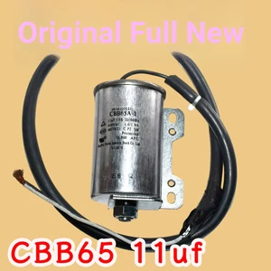 WJ8R Thích Hợp Cho Máy Giặt Khởi Động Tụ CBB65 11UF 450VAC Vỏ Nhôm Tụ Điện Đáy Có Ốc Vít