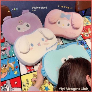 Hoạt Hình Dễ Thương Sanrio Melody Kuromi Memory Foam Ice Silk Nap Gối Nằm Gối Ngủ Gối Di Động Gối Cổ Tử Cung Nghỉ Trưa Dụng Cụ Tiện Dụng Văn Phòng Học Sinh Lớp Học Gối Ngủ