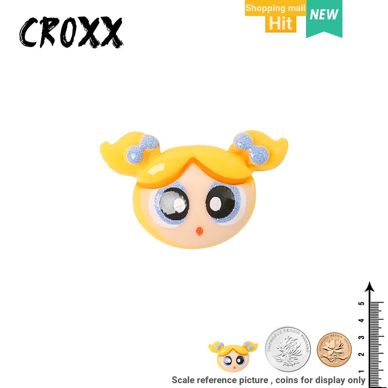 Phụ Kiện Giày Lỗ Nữ Cảnh Sát Nhỏ Giày Hoa Thích Hợp Cho Crocs Khóa Giày Có Thể Tháo Rời Khóa Giày Lỗ Khóa Giày Busch Khóa Giày Zhibixing ins Giày Hoa