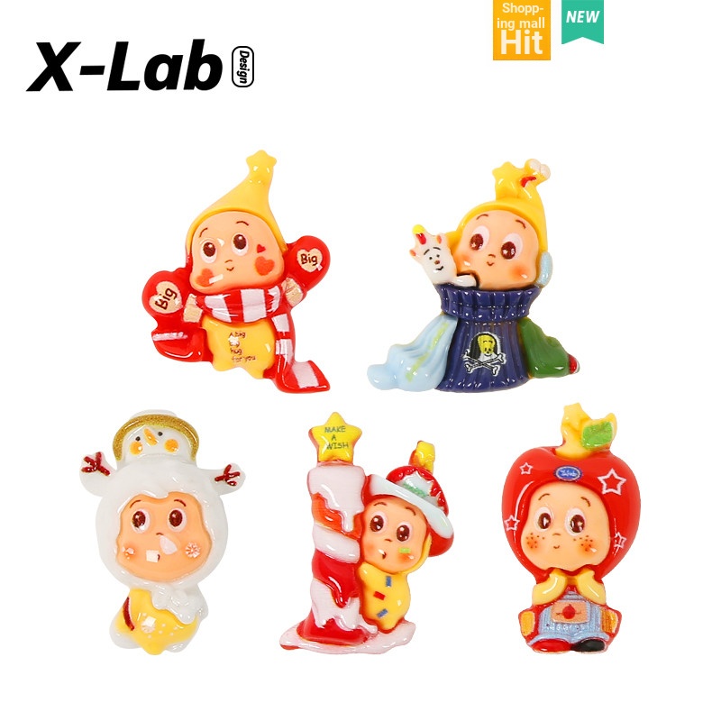 Phụ kiện giày lỗ Pop Mart Star People Shoes hoa, dùng cho cá sấu, tháo rời, phong cách Busch, Zhibixing, ins