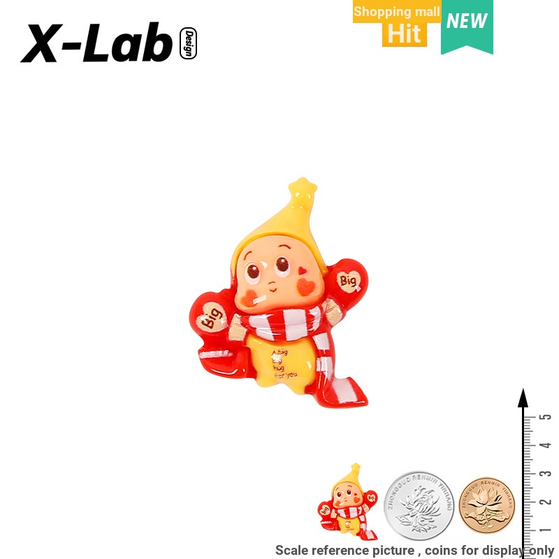 Phụ kiện giày lỗ Pop Mart Star People Shoes hoa, dùng cho cá sấu, tháo rời, phong cách Busch, Zhibixing, ins