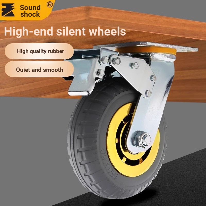 Bán Chạy Nhất Bánh Xe Đa Năng Hạng Nặng Xe Đẩy Bánh Xe 17cm 20cm 27cm ...