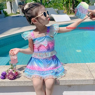 Bé Gái Chia Đồ Bơi Siêu Cổ Tích Trẻ Em Đồ Bơi Mùa Hè Cô Gái Nàng Tiên Cá Đuôi Thời Trang Cho Bé Đồ Bơi Công Chúa WJG