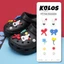 Phụ Kiện Giày Lỗ Dễ Thương Chó Con Giày Hoa Bóng Nơ Khóa Giày Thích Hợp Cho crocs Khóa Giày Có Thể Tháo Rời Khóa Giày Lỗ Khóa Giày Busch Khóa Giày Zhibixing ins Giày Hoa
