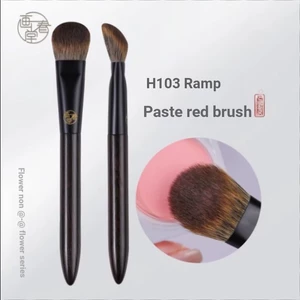 Sơn Chuntang Cọ Trang Điểm H103 Slope Face Blush Cream Brush Slope Nhỏ Lỏng Blush Brush Contour Cream Brush One Pack