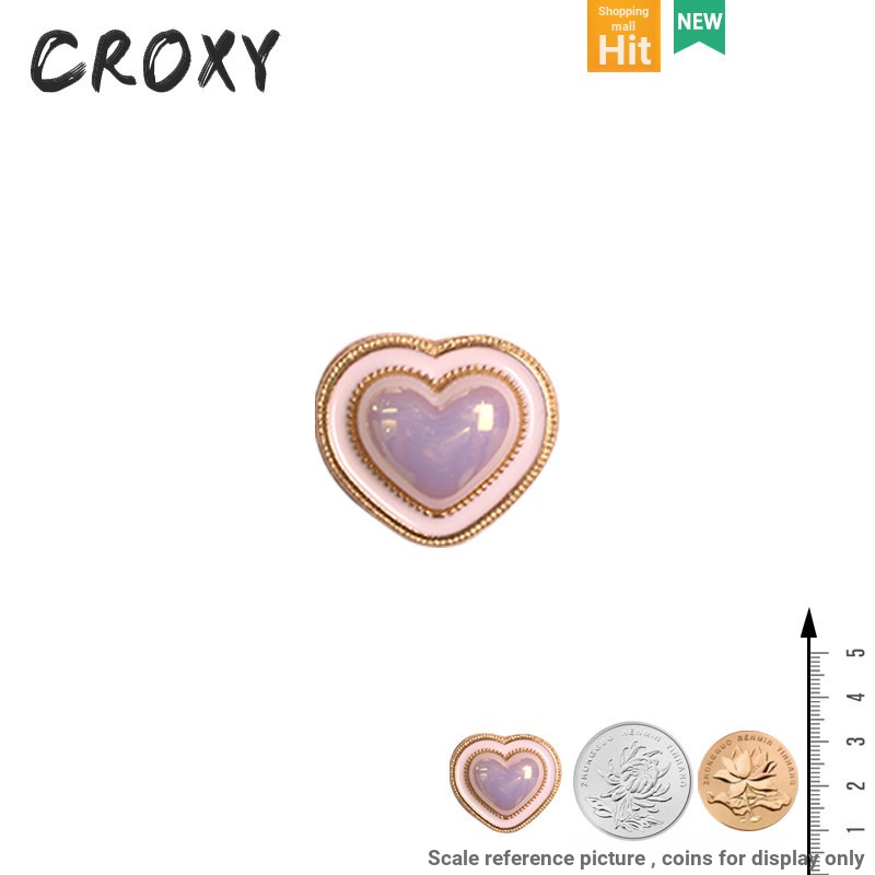 Phụ kiện lỗ giày phong cách Ba Lê, hoa hoạt hình DIY, trang trí tháo rời cho crocs, phù hợp cho Zhibixing, Busch