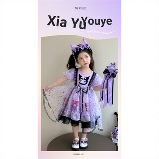 Cô Gái Trang Phục Cô Gái Gothic Đầm Công Chúa Cô Gái Tím Đầm Trẻ Em cosplay Trình Diễn Trang Phục X250720