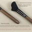 Wenjintang Walnut W18 Wave Contour Brush Wool Modified Facial Ba chiều Contour Brush Shadow Brush Smudge Natural