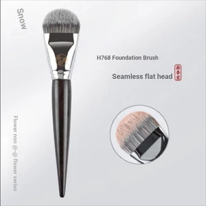 Sơn Chuntang H768 Lưỡi Nền Bàn Chải Đầu Phẳng Trang Điểm Nghệ Sĩ Chuyên Dụng Ma Thuật Liền Mạch Hình Lưỡi Dạng Lỏng Nền Tảng Trang Điểm