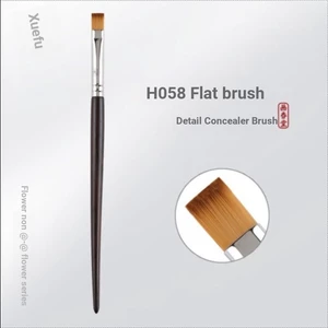 Sơn Chuntang Cọ Trang Điểm H058 Che Khuyết Điểm Che Khuyết Điểm Bàn Chải Đầu Phẳng Rách Rãnh Chi Tiết Bàn Chải Mỹ Cangzhou Dụng Cụ Làm Đẹp