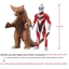 Jiume Bandai Ultraman Đồ Chơi Trẻ Em Quái Vật Cao Su Mềm Thần Morararaed Vua Jingu Chopperia Barton