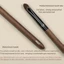 Wenjintang Walnut W527 Bàn chải phấn mắt mịn Lông ngựa Chi tiết Bàn chải trang điểm mắt Smudge Tự nhiên Nằm tằm Bàn chải hình nón