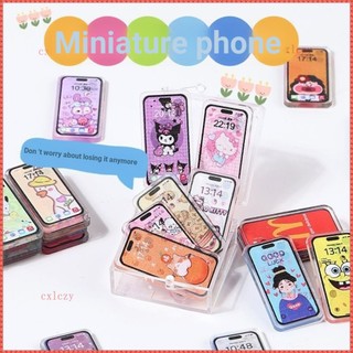 Mô Phỏng Mini Vật Dụng Điện Thoại Di Động Thu Nhỏ Đồ Chơi Điện Thoại Di Động Tiện Ích Phiên Bản Thu Nhỏ Trẻ Em Vật Dụng Nhỏ Phản Diện Đồ Chơi Đồng quê Đồ Chơi Trẻ Em Đồ Chơi Giáo Dục D8UX