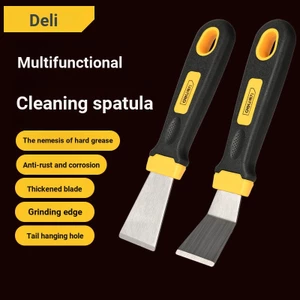 Deli Bếp Phạm Vi Hood Thép Không Gỉ Thìa Đẹp Đường May Loại Bỏ Keo Thủy Tinh Cạp Mỡ Cạp Vệ Sinh Vệ Sinh Dụng Cụ Đặc Biệt