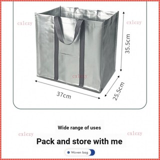 Vận chuyển trong ngày Túi mua sắm di động Túi tote dệt nhiều lớp PP Túi tote thân thiện với môi trường Dung tích siêu lớn Túi thân thiện với môi trường Túi lưu trữ chống nước đa năng Độ ẩm chống nước @