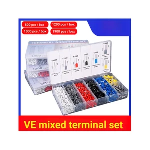 Hỗn Hợp VE Dây Áp Lực Lạnh Trước Tai Đồng Mũi Loại Ống Di Động Phong Cách Châu Âu Pin Loại Thiết Bị Đầu Cuối Kìm Uốn