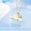 Sanrio Quế Chó & Giai Điệu Vòng Cổ Cô Gái Trái Tim Trang Sức Ánh Sáng Sang Trọng Phù Hợp Với Thời Trang Hoạt Hình Dễ Thương