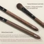 Wenjintang Walnut 6 Bàn Chải Mắt Bộ Cọ Phấn Mắt Bộ Cọ Trang Điểm Bộ Cọ Trang Điểm Nghệ Sĩ Trang Điểm Động Vật Tóc