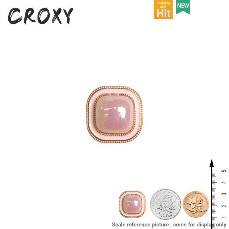 Phụ kiện lỗ giày phong cách Ba Lê, hoa hoạt hình DIY, trang trí tháo rời cho crocs, phù hợp cho Zhibixing, Busch