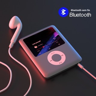 Máy nghe nhạc MP3 MP4 Bluetooth Máy nghe nhạc màn hình Mini có đài FM Học tiếng Anh Sách âm thanh Phát lại Video cho học sinh trung học Máy nghe nhạc đa phương tiện di động FJPJ