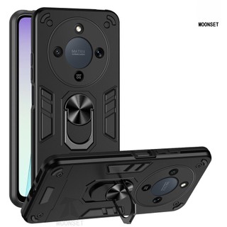 Dành Cho Honor X9d / X70 5G Ốp điện thoại Chiến Binh Thiết Kế Lưng Cứng Có Giá Đỡ Nhẫn Chống Sốc Mềm TPU Nâng Cạnh Mỏng Bao