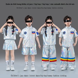 Đồ tập nhảy cho bé gái Đồ nhảy hiện đại Bộ hiphop bé trai Đồ tập nhảy cho Đồ nhảy hiphop Hoạt Náo Viên Biểu Diễn Trang Phục Đồ cá tính cho Đồ nhảy zumba cho Đồ biểu diễn cho