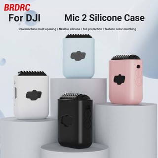 Dành Cho DJI Mic2 Vỏ Bảo Vệ Silicon Máy Ảnh Thể Thao Máy Phát Micro Không Dây Vỏ Bụi Chống Rơi Phụ Kiện Micro