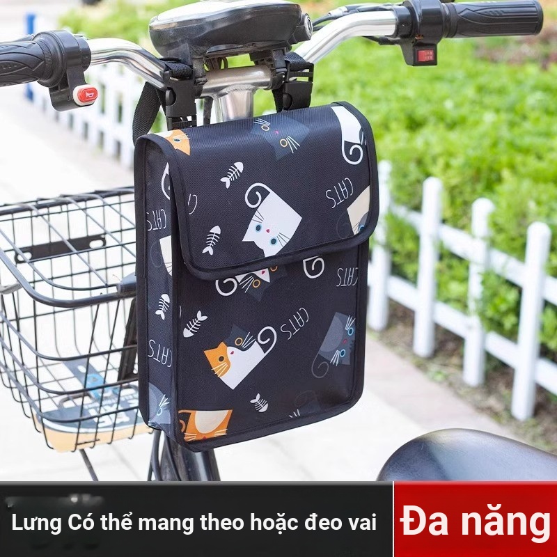 Túi treo xe đạp điện chống nước Pannier dung tích lớn đựng đồ điện