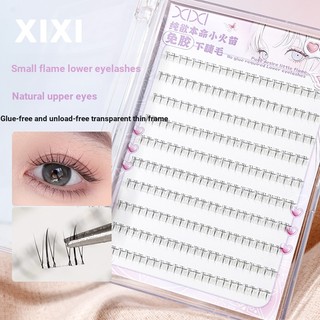 Lông Mi Giả Dưới 10 Hàng XIXI Không Keo, Tự Nhiên Dày, Phóng To Mắt, Dễ Dùng, Trang Điểm JM-50