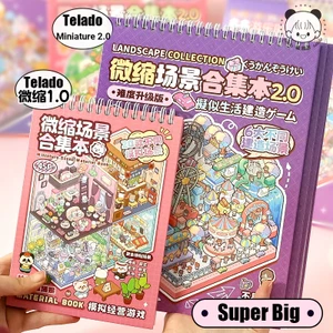 Enwei 20pcs-Allin [Dòng sưu tập cảnh thu nhỏ Tirado] Bộ sưu tập các cảnh thu nhỏ Nhãn dán PET Nhãn dán giấy Scrapbooking Chất liệu Sổ lưu niệm
