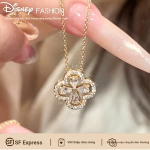 Disney Bốn Lá Cỏ Ba Lá Vòng Cổ Nữ 2026 Phong Cách Mới Quà Tặng Sinh Nhật Bé Gái Thiết Thực Cao Cấp Bạn Gái Người Lớn Quà Tặng Đồng Làm