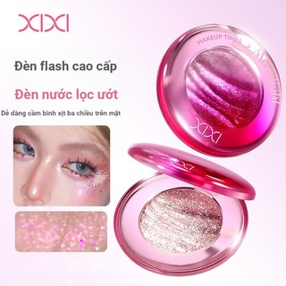 Xixi Diamond Long Lanh Highlighter Powder Long Lasting Shimmer để trang điểm lấp lánh Trang điểm ba chiều tự nhiên Thích hợp cho người mới bắt đầu NO.D814