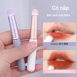 Mini có nắp son môi chải son môi nhuộm