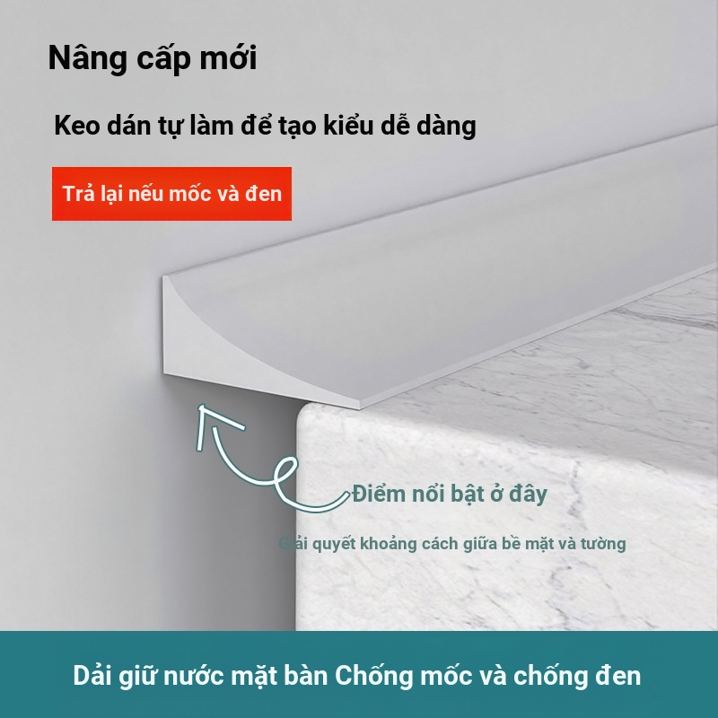 Dải Dán Khe Hở Nhà Bếp / Phòng Tắm Chống Thấm Nước
