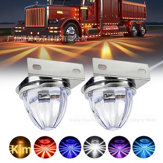 Xe Tải LED Bên Đèn Cảnh Báo Xe Tải Đèn Rộng Cảnh Báo Tín Hiệu Ánh Sáng Dưa Hấu Đèn Khung Xe Ánh Sáng