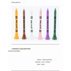 Elf Style Golf TEE Ball Nail 70MM Ghế hỗ trợ chơi gôn # 2620 #
