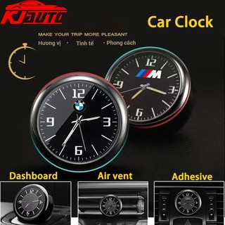 Đồng hồ ô tô BMW Dạ quang Min Đồng hồ kỹ thuật số Cơ khí Đồng hồ thạch anh Đồng hồ ô tô Kẹp khí cho BMW G50 G20 G30 G01 G02 G05 F70 G45 F48 F25 F15 F20 F30 F10 F45 E60 E90 E84 Phụ kiện